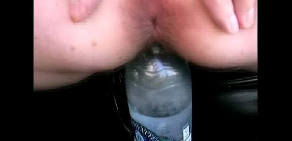  Swedish porn slut riding a soda bottle